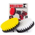 Drillstuff Drill Brush Power Scrubber - Outdoor Drill Powered Scrub Brush 5in-S-WY-QC-DS